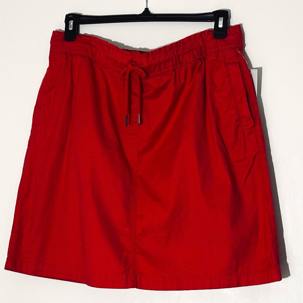 Colorful Drawstring  Short  Skirt